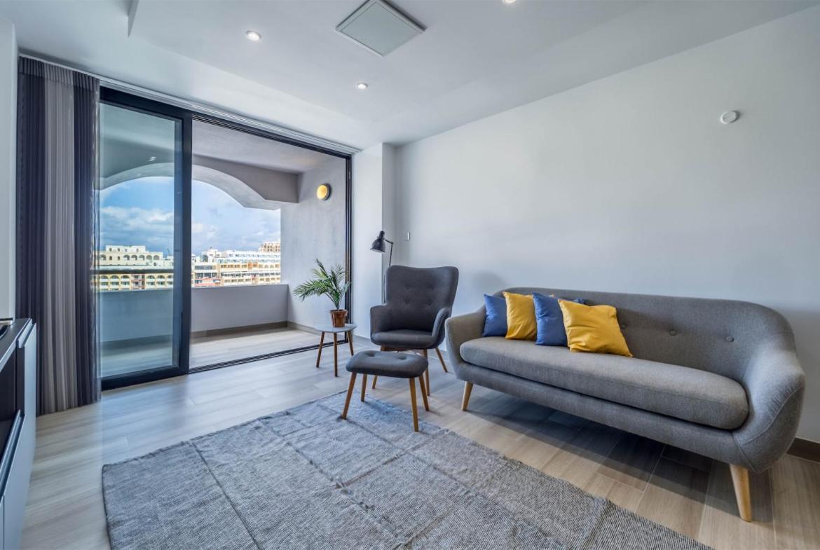 Deluxe Seaview Apartment San Julián Exterior foto